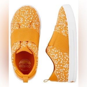 NWT Mustard Floral Slip-Ons Tennis Shoes from Osh Kosh